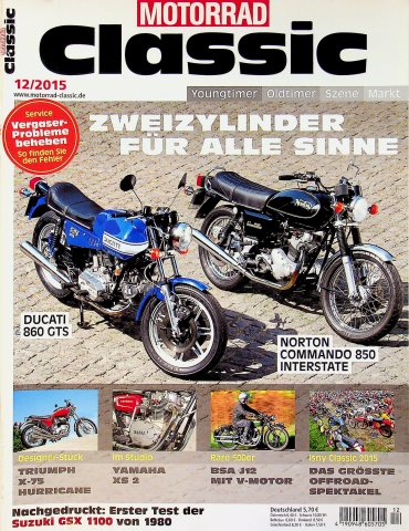 Deckblatt Motorrad Classic (12/2015)
